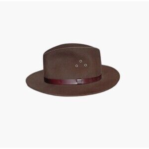 Country Gentleman Lite Felt Safari Hat Medium Brown Made in USA